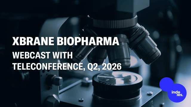 Xbrane Biopharma, Webcast, Q2'26