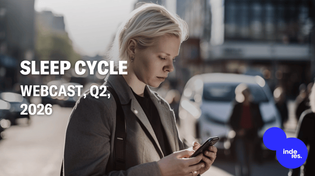 Sleep Cycle, Webcast, Q2'26
