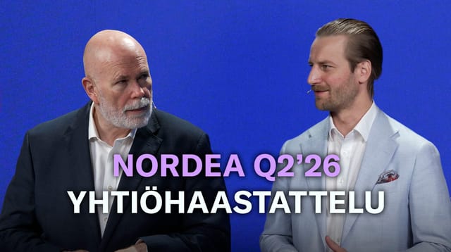 Nordea Q2’26: Yritykset investoivat
