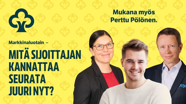 Säästöpankki 17.9.2026 klo 18 | Markkinaluotain – Mitä sijoittajan kannattaa seurata juuri nyt?