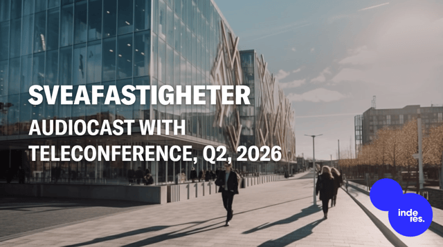 Sveafastigheter, Audiocast, Q2'26