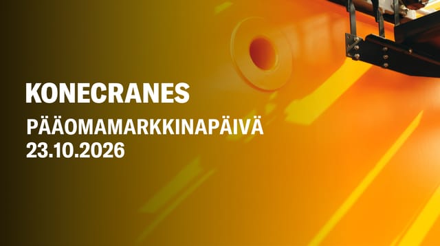 Konecranesin pääomamarkkinapäivä 2026