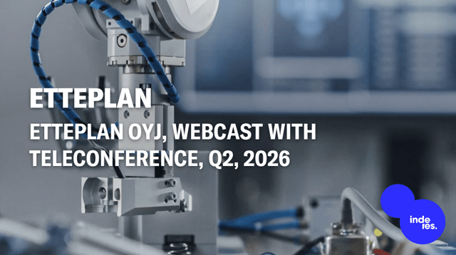 Etteplan Oyj, Webcast, Q2'26
