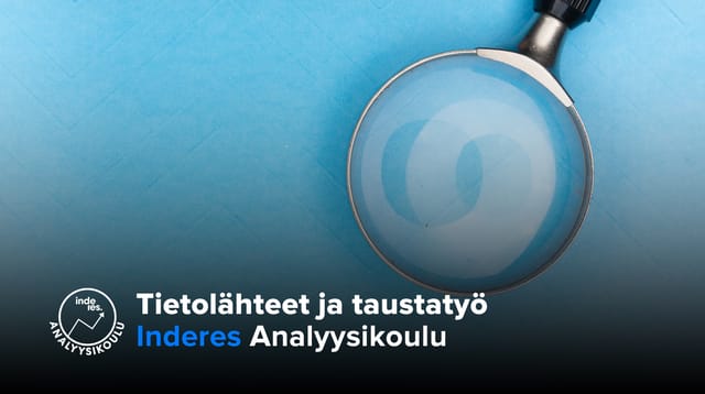 Tietolähteet ja taustatyö