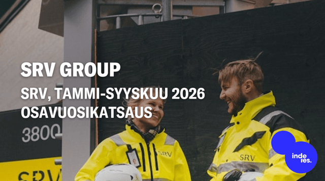 SRV, Tammi-syyskuu 2026 osavuosikatsaus