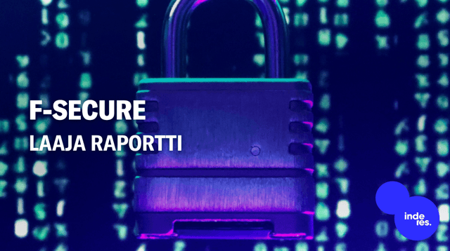 F-Secure laaja raportti: Tuloskasvupolulla isosta takaiskusta huolimatta