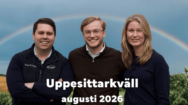 Uppesittarkväll 24/8 från Inderes Event Studio