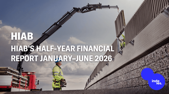 Hiab’s half-year financial report January–June 2026