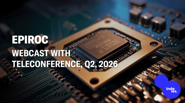 Epiroc, Webcast, Q2'26