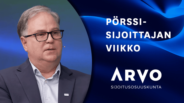 Arvo Sijoitusosuuskunta sijoituskohteena | Pörssisijoittajan viikko 7.9.2026