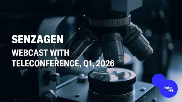SenzaGen, Webcast, Q1'26