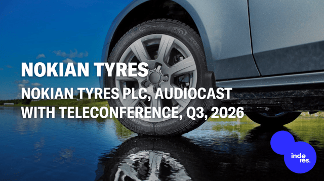 Nokian Tyres plc, Audiocast, Q3'26