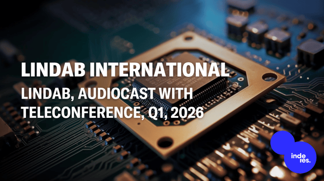 Lindab, Audiocast, Q1'26