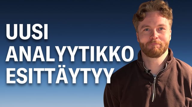 Den nye analytiker Tuukka præsenterer sig selv