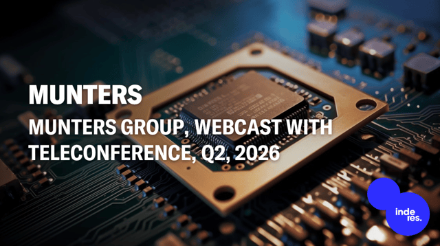 Munters Group, Webcast, Q2'26