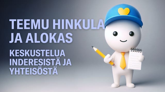 Teemu Hinkula ja Alokas keskustelivat Inderesistä ja yhteisöstä