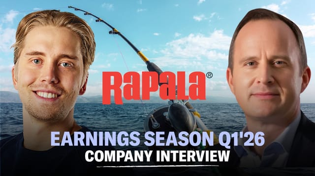 Rapala Q1'26: Strong sales at the start of the year