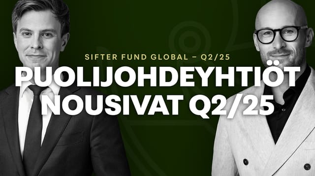  Puolijohdeyhtiöiden osakkeet pärjäsivät parhaiten Q2/25