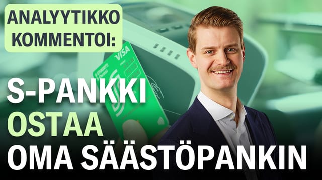 S-Pankki aikoo ostaa Oma Säästöpankin