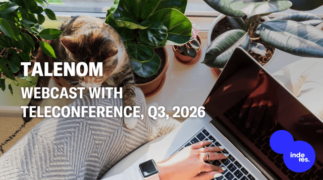 Talenom, Webcast, Q3'26