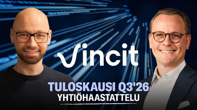 Vincit Q3'26: "Iso pettymys"