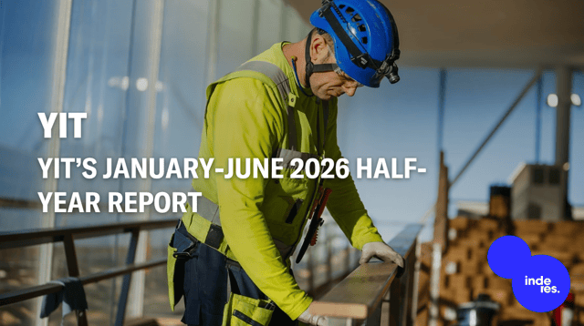 YIT’s January-June 2026 Half-Year Report
