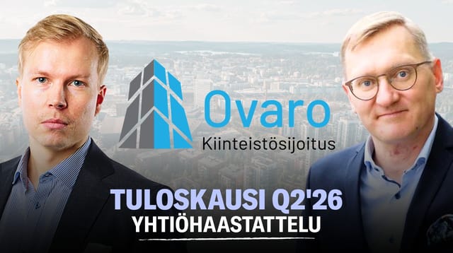 Ovaro Q2'26: Väärä etumerkki tuloksessa