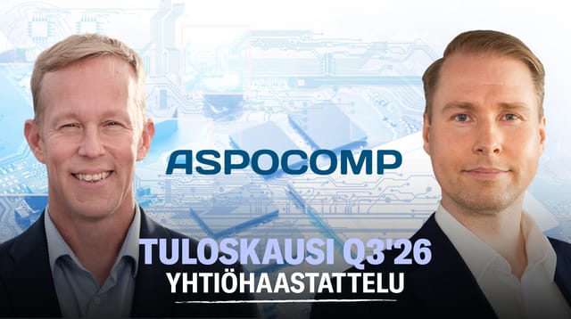 Aspocomp Q3'26: Demand is sufficient