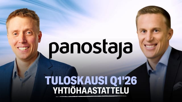 Panostaja Q1'26: Asiakaskentässä edelleen hitautta