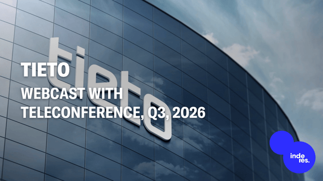 Tieto, Webcast, Q3'26