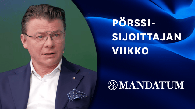 Mandatum sijoituskohteena | Pörssisijoittajan viikko 7.9.2026