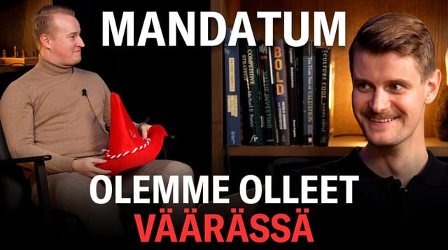 Olemme olleet väärässä Mandatumista