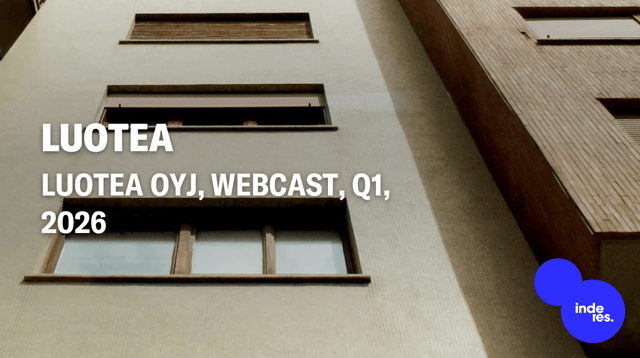 Luotea Oyj, Webcast, Q1'26