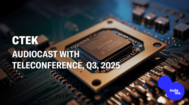 CTEK, Audiocast, Q3'25
