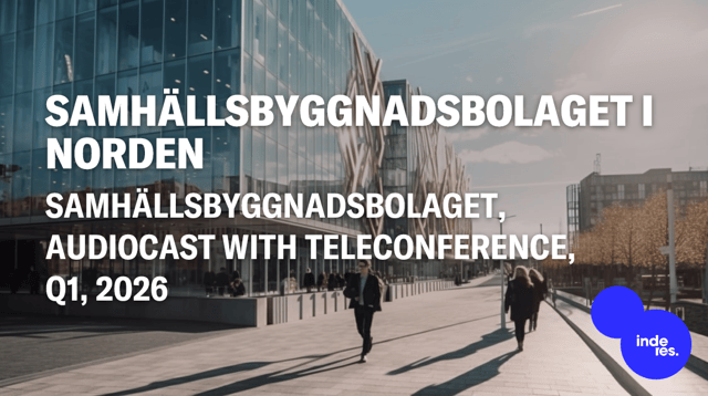 Samhällsbyggnadsbolaget, Audiocast, Q1'26