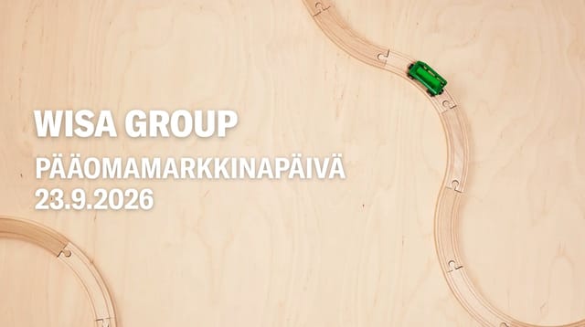 Wisa Groupin pääomamarkkinapäivä 23.9.2026