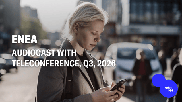 Enea, Audiocast, Q3'26