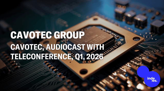 Cavotec, Audiocast, Q1'26