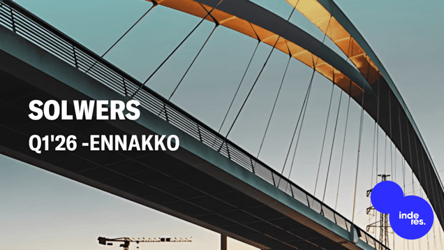 Solwers Q1'26 -ennakko: Tulosmoottori hakee vielä kierroksia
