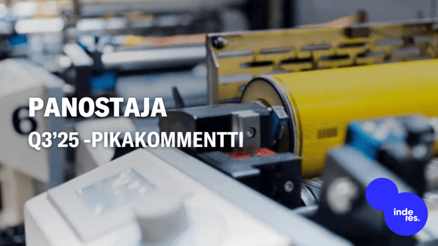 Panostaja Q3’25 -pikakommentti: Ei suurempia yllätyksiä
