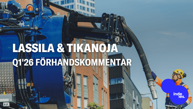 Lassila & Tikanoja Q1'26 förhandskommentar: Dieselkostnader bromsar utvecklingen