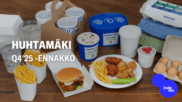 Huhtamäki Q4'25 -ennakko: Nopeaa markkinatilanteen parantumista on tuskin näköpiirissä, mutta odotuksetkin ovat vajonneet maltillisiksi