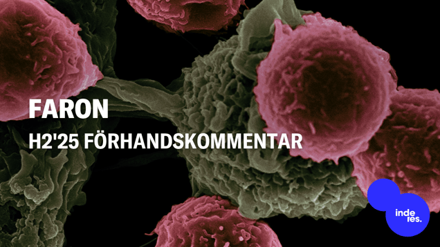 Faron H2'25 förhandskommentar: Finansiering av forskningsprogram nästa steg