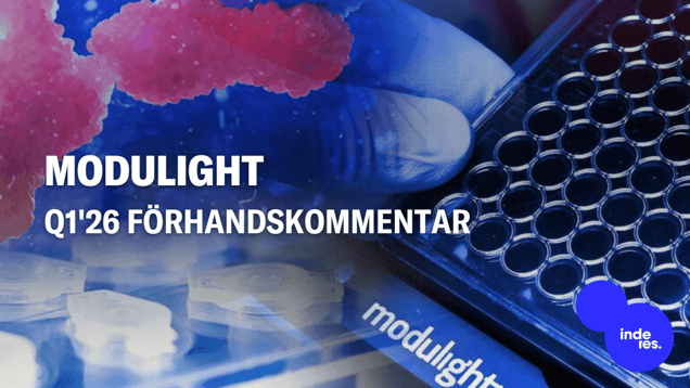 Modulight Q1'26 förhandskommentar: Stabil utveckling med stöd av PPT-modellen