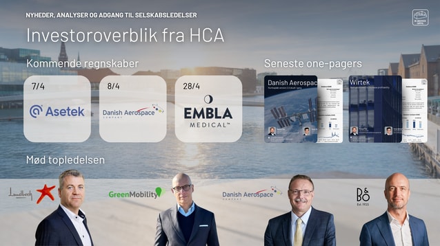 Dagens aktienyheder 30/03-2026: Danish Aerospace Company og North Media