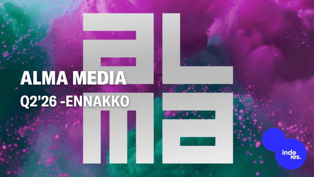 Alma Media Q2’26 -ennakko: Odotamme nousujohteisen suorittamisen jatkuneen