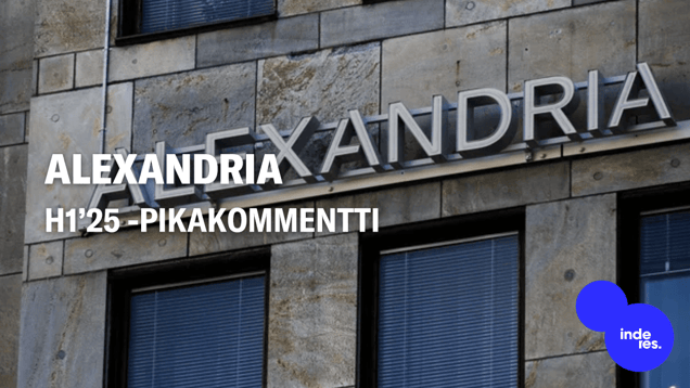 Alexandria H1’25 -pikakommentti: Kuluista pieni tulosalitus