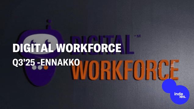 Digital Workforce Q3’25 -ennakko: Odotamme hyvää kasvua ja kannattavuusparannusta