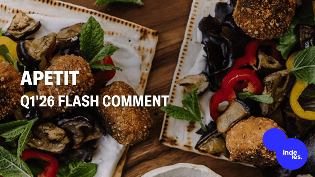Apetit Q1'26 flash comment: Result below our expectations