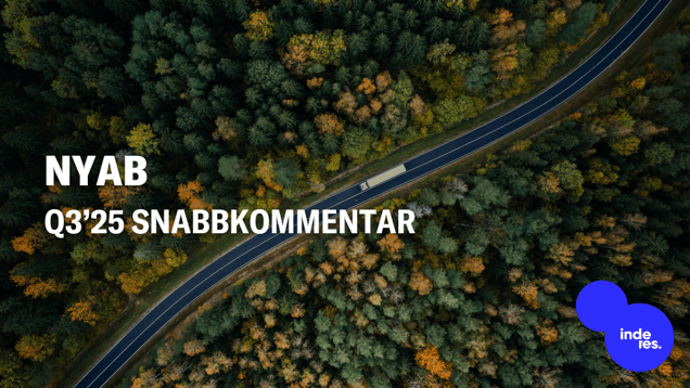 NYAB Q3’25 snabbkommentar: Omsättningen i linje med estimaten, men lönsamheten var lägre än förväntat